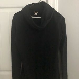 Merona black turtleneck tunic